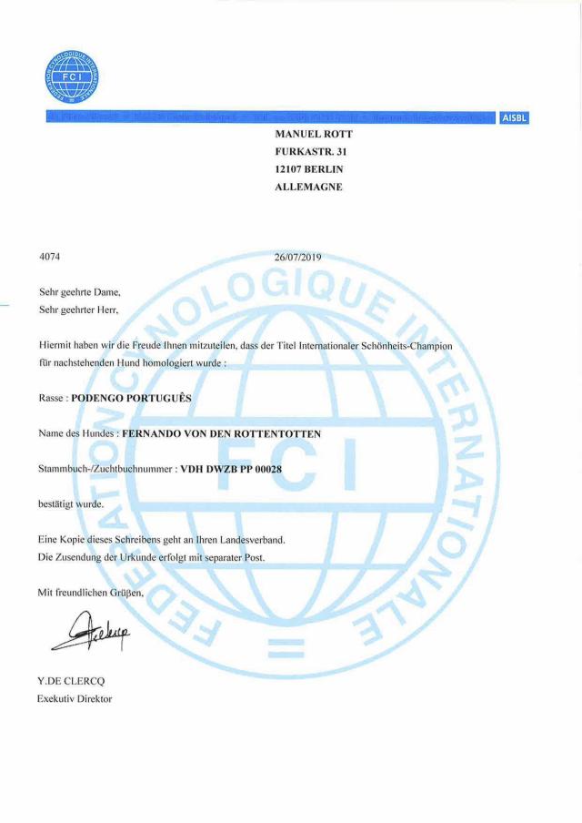 20190726 Fernando Int. Ch.